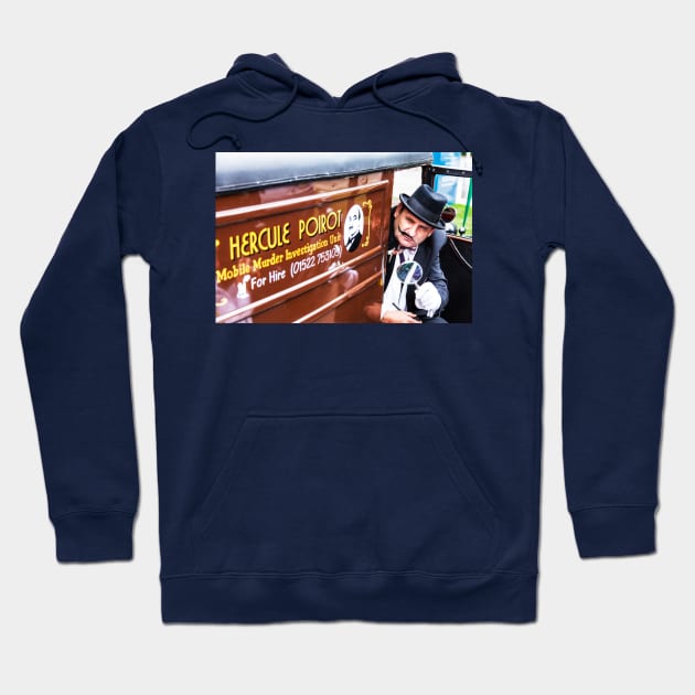 Hercule Poirot Murder Investigation Unit Hoodie by tommysphotos